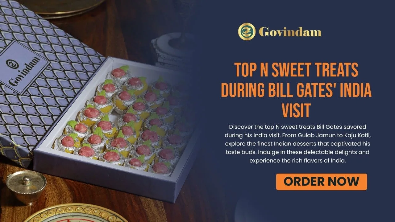 Sweet Treats Bill, Indian sweets, Celebrity food experiences, Traditional desserts, Tech leaders in India, Cultural exchange, Culinary tourism