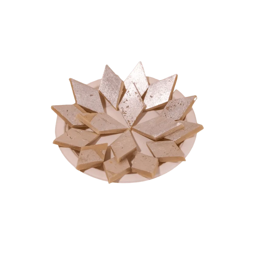 Premium Mithai Collection Namkeen - Govindam's Best Sellers 2024 1 Fresh Premium Kaju Katli with pure silver varq - Traditional Indian Sweet by Govindam