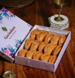 Govindam Gujiyas in premium festive gift box with ethnic design