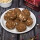 Balwan Laddu served with milk as pre-workout energy booster