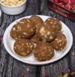 Ingredients used in Vardan Laddu – gond, almonds, ghee, and ayurvedic herbs