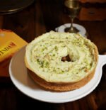 Malai Ghewar packed in a festive box from Govindam Sweets