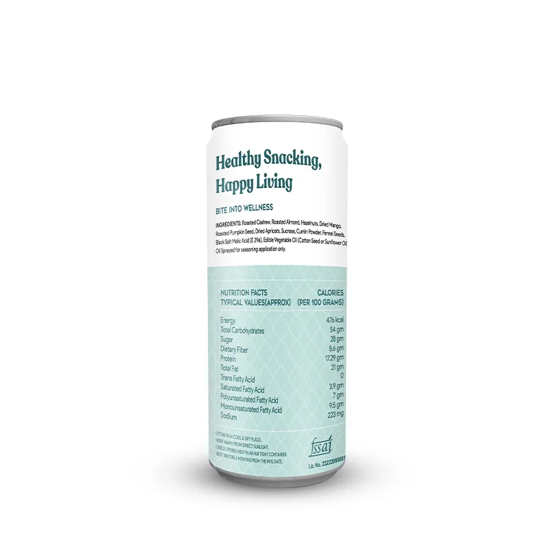 Pregnancy-safe packaging with clear nutritional information display