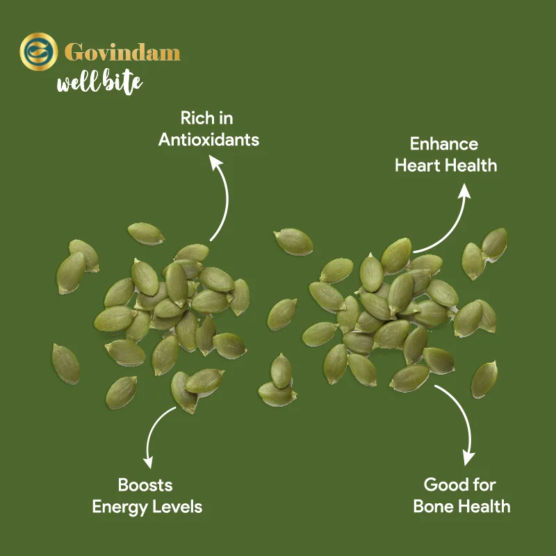 Fresh pumpkin seeds being carefully roasted to perfection