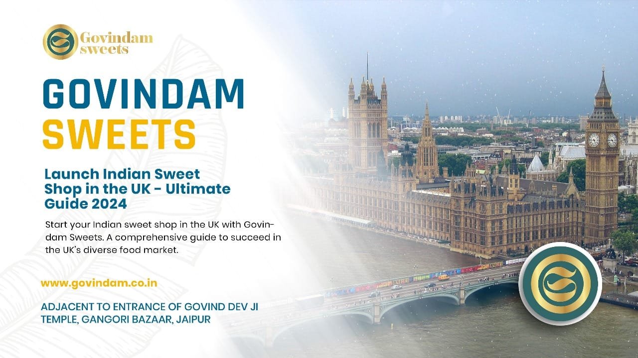 Indian Sweet Shop UK Guide: Expert Business Setup 2024 1 Modern sweet shop UK interior showing professional displays and setup standards