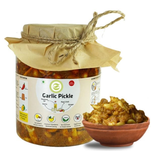 Fresh garlic preparation for traditional pickling method