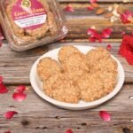 Close-up of Millets Pearl Cookies with crisp edges and grainy texture