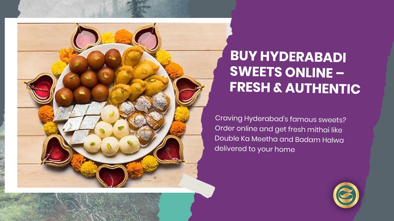 Buy Hyderabadi sweets online including authentic Double Ka Meetha, Qubani Ka Meetha, Badam ki Jali and other traditional Nizami desserts for delivery