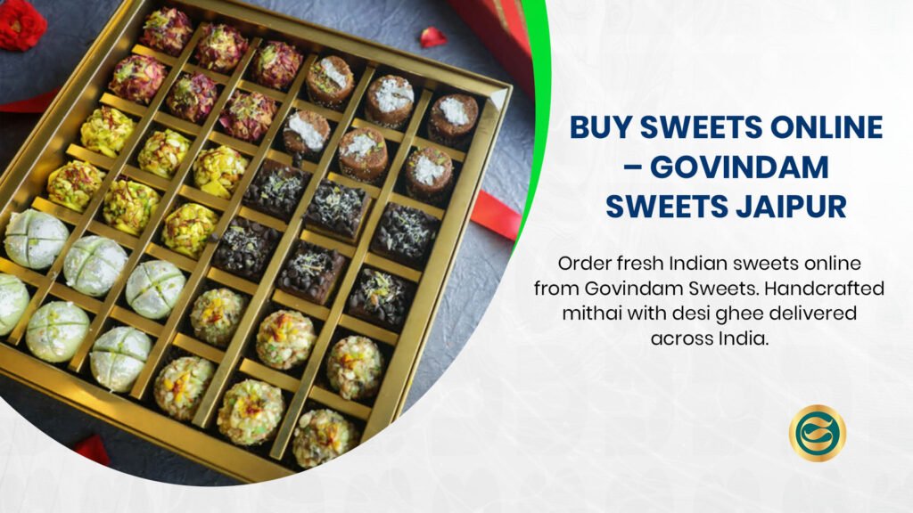 Traditional Indian sweets from Govindam Jaipur available to buy online with nationwide delivery
