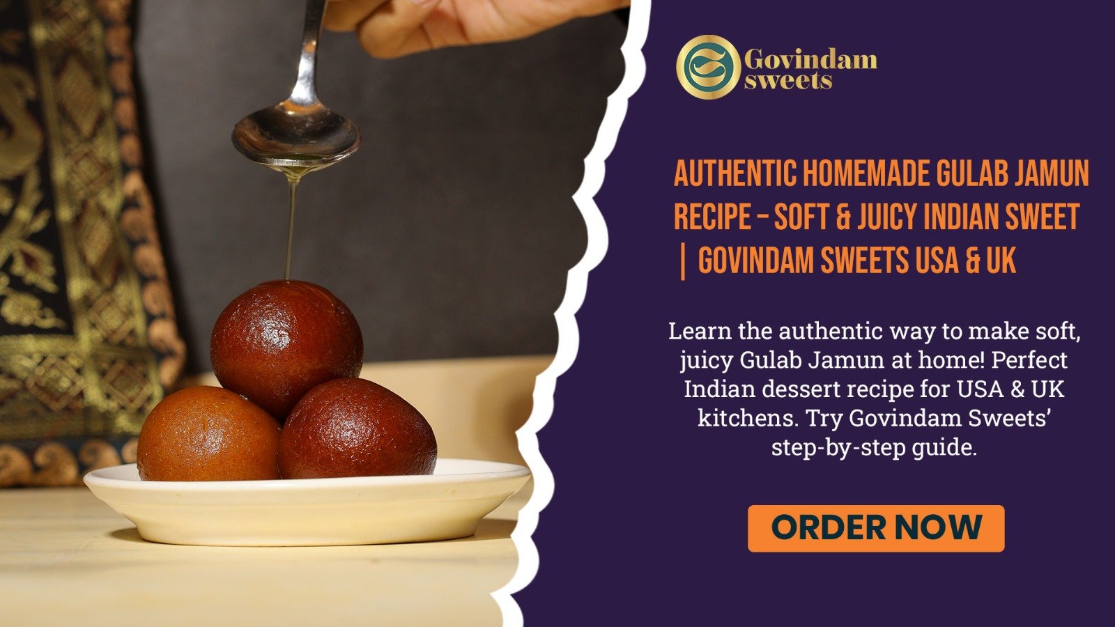Authentic Homemade Gulab Jamun Recipe – Premium Traditional Guide 1 Professional Gulab Jamun recipe preparation showing four stages smooth khoya dough balls medium-fried golden spheres perfectly deep-fried Gulab Jamun and final syrup-soaked soft Indian sweets on traditional brass plate
