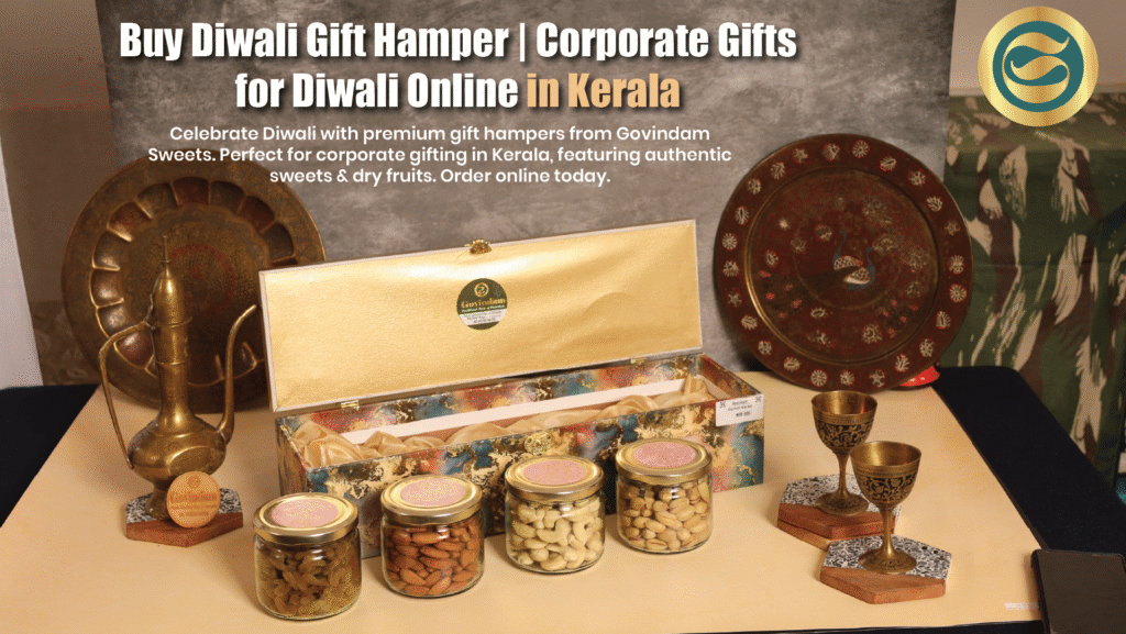 Premium Diwali gift hampers Kerala authentic sweets dry fruits corporate gifts