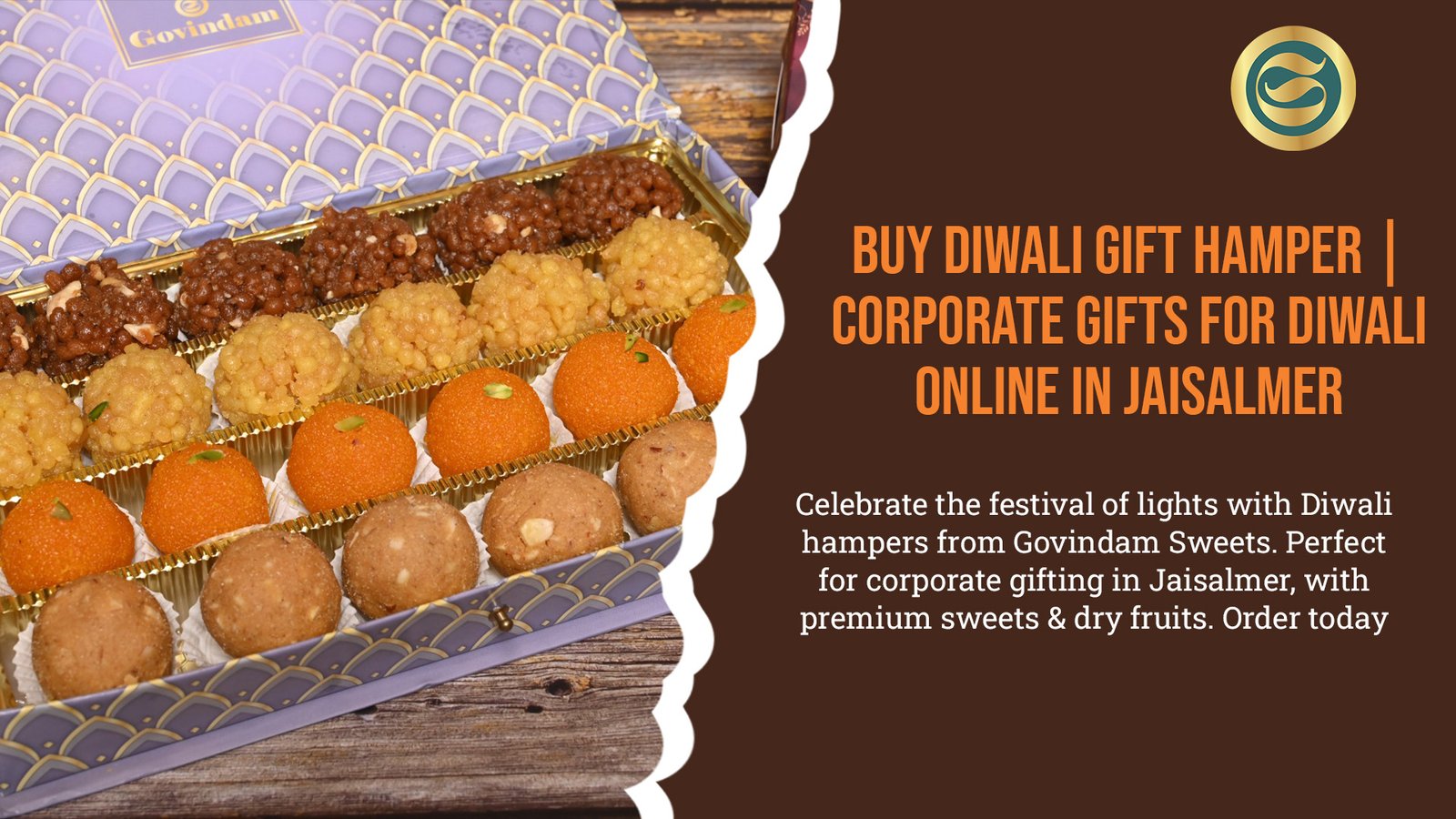 Buy Diwali Gift Hamper Corporate Gifts for Diwali Online Jaisalmer 1 Premium Diwali gift hamper Jaisalmer authentic Rajasthani sweets dry fruits corporate gifts