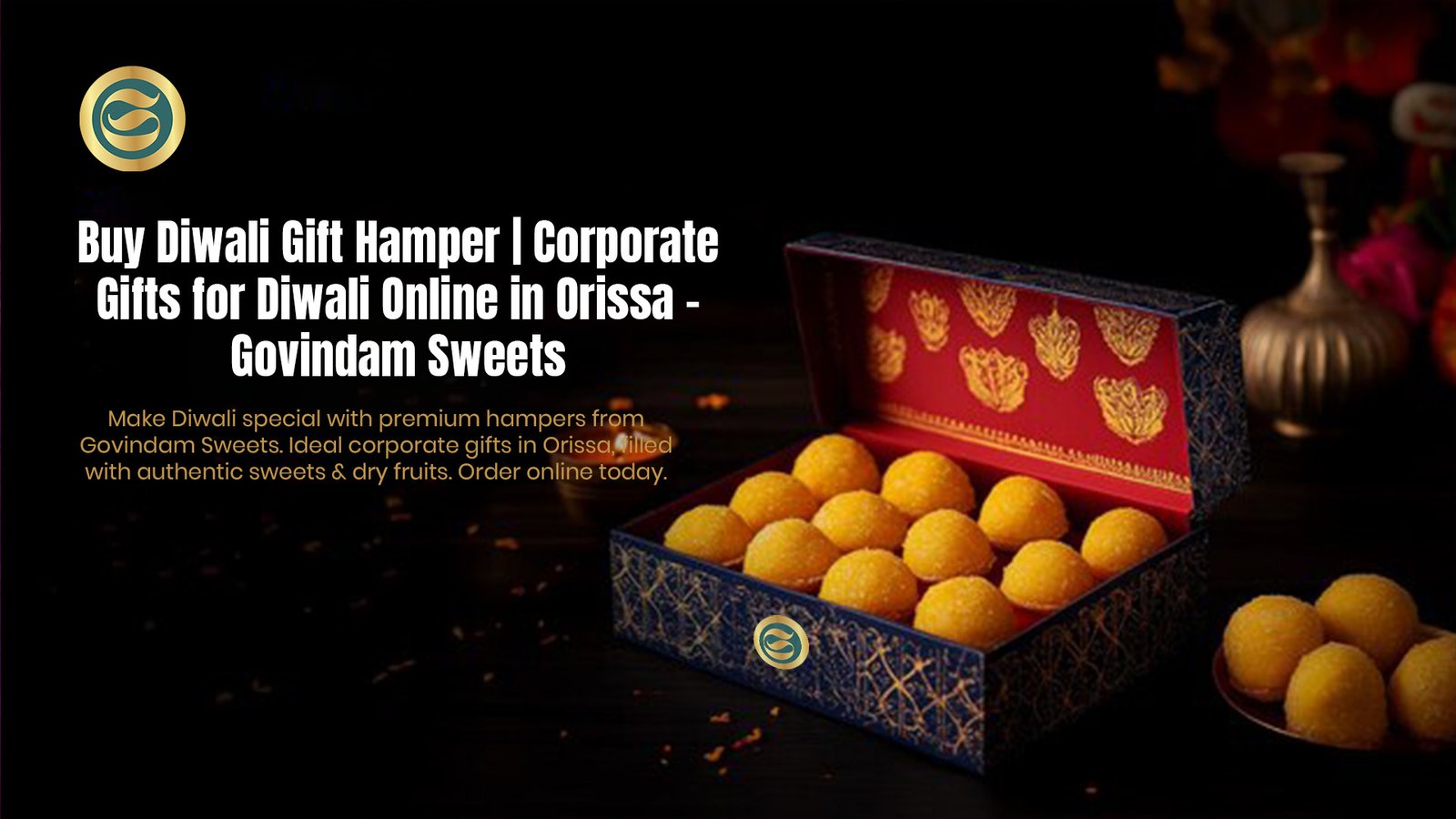 Diwali Gift Hampers Odisha Premium Corporate Gifts Online 1 Premium Diwali gift hampers Odisha authentic sweets dry fruits corporate gifts