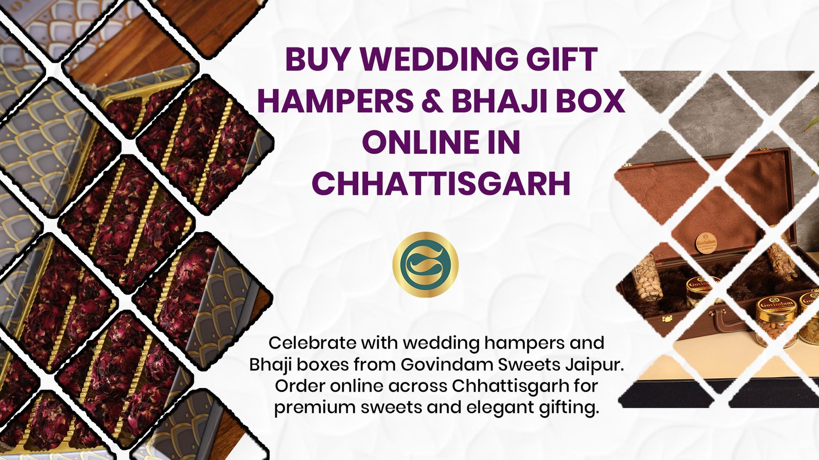 Buy Wedding Hampers Chhattisgarh & Bhaji Box Online – Govindam Sweets 1 wedding hampers Chhattisgarh online delivery Govindam Sweets premium quality