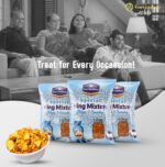 Hing Mixture displaying golden sev strands with visible asafoetida coating in traditional brass serving bowl