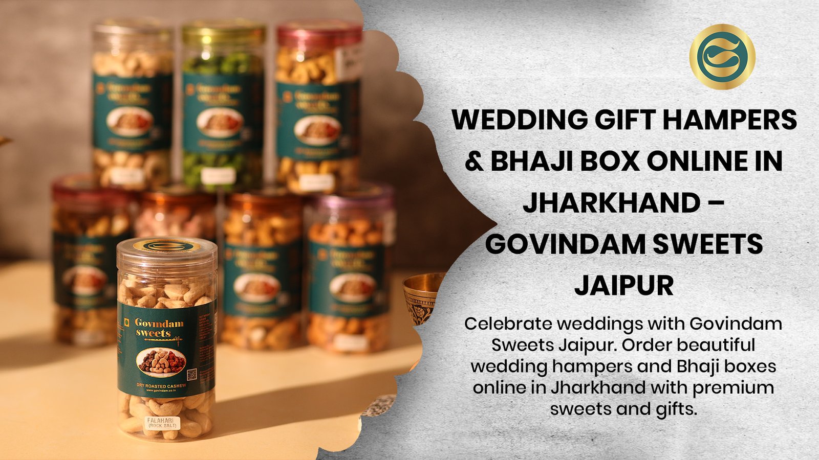 wedding hampers Jharkhand online delivery Govindam Sweets premium quality