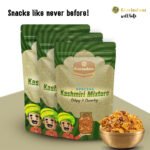 Kashmiri Mixture elegant serving in five star hotel setting with silver bowls premium tea accompaniment