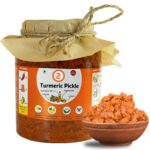 Turmeric Pickle B2B wholesale manufacturer Govindam Sweets showing factory direct bulk golden health pickle immunity
