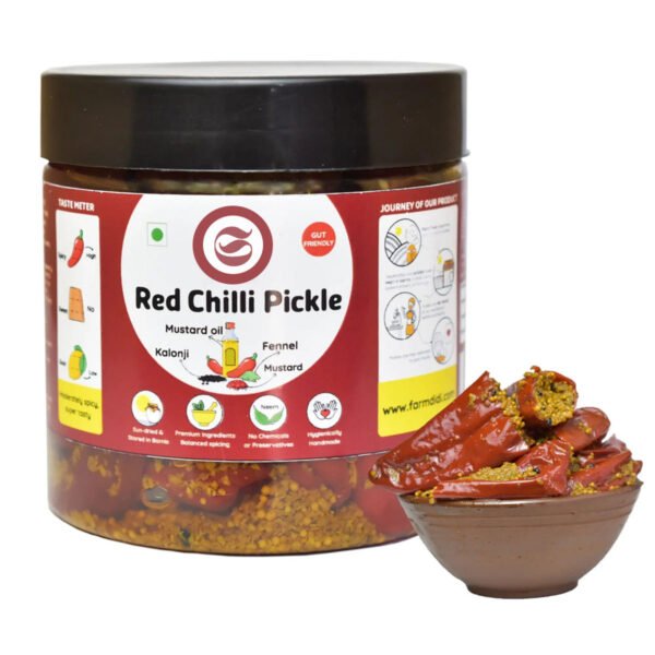 Red Chilli Pickle B2B wholesale manufacturing Govindam Sweets showing large scale production capacity consistent quality daily