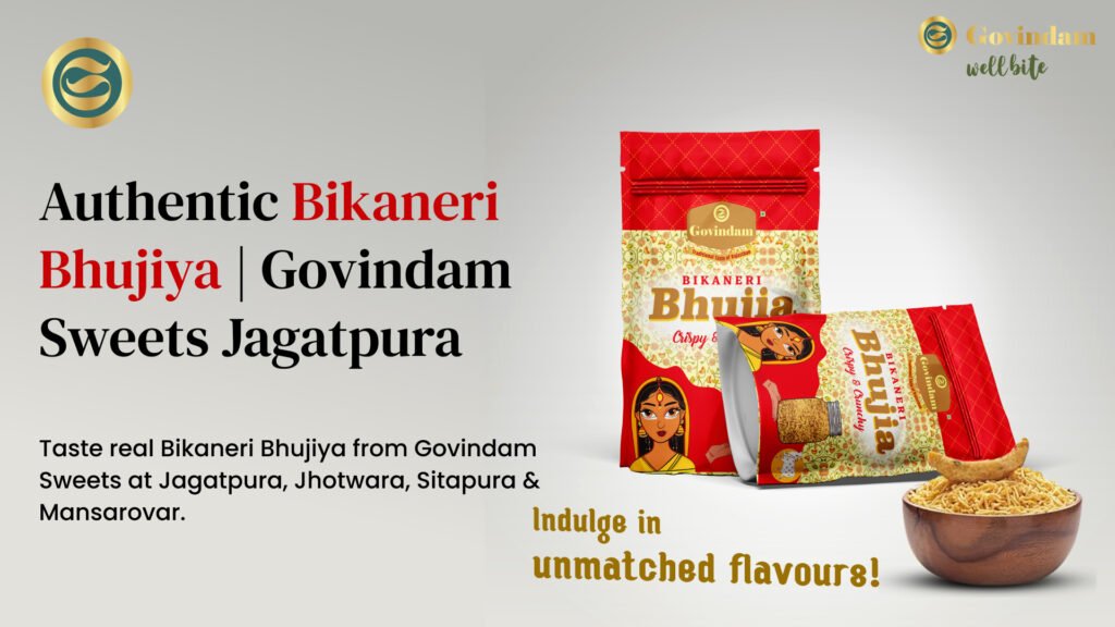 Bikaneri Bhujiya authentic real traditional Jagatpura Jaipur Govindam
