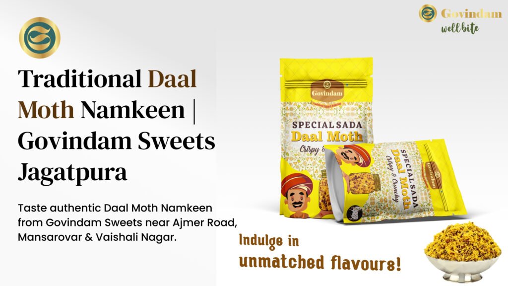Daal Moth Namkeen traditional authentic spicy Jagatpura Jaipur Govindam