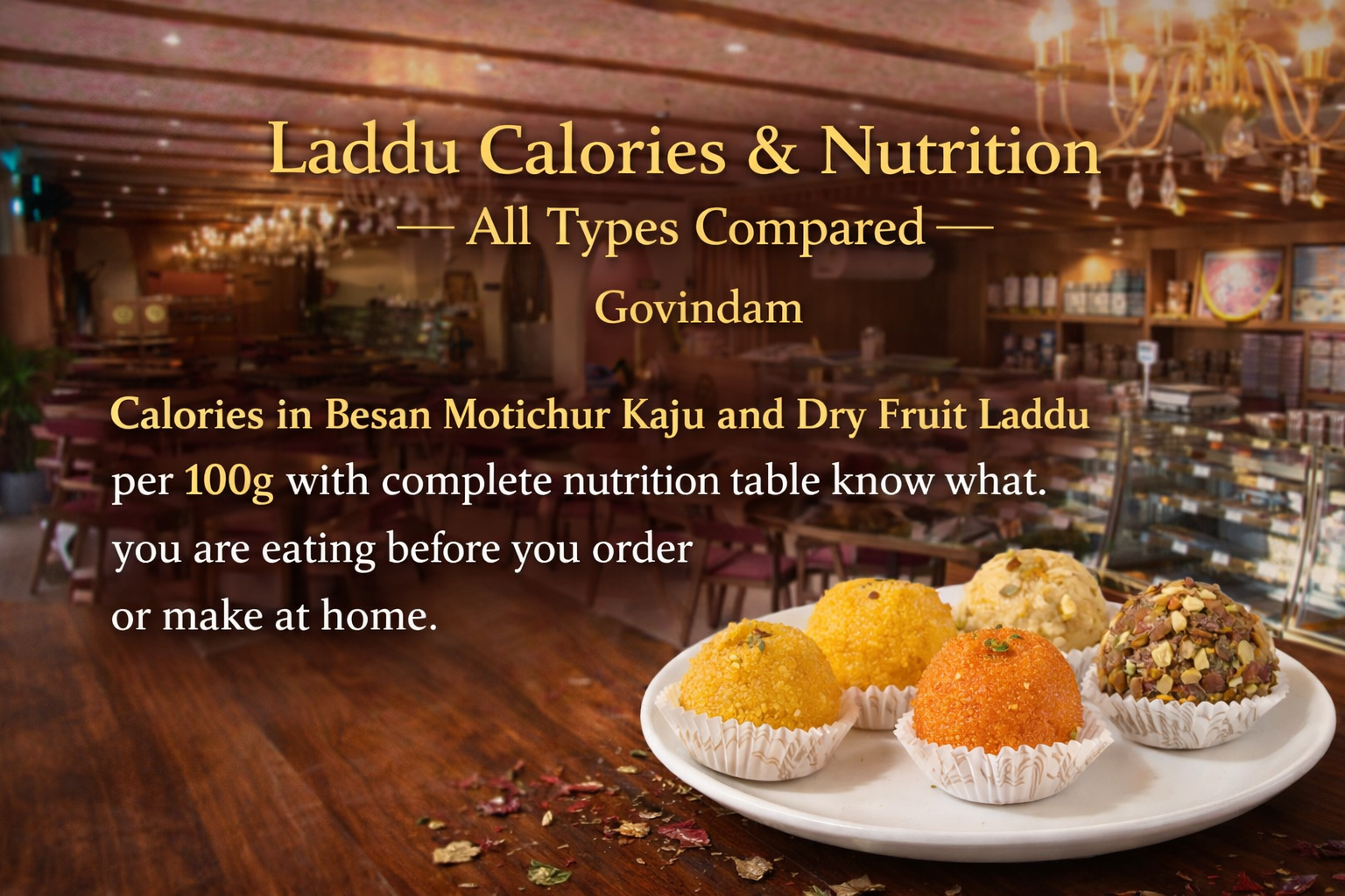 Laddu Calories & Nutrition