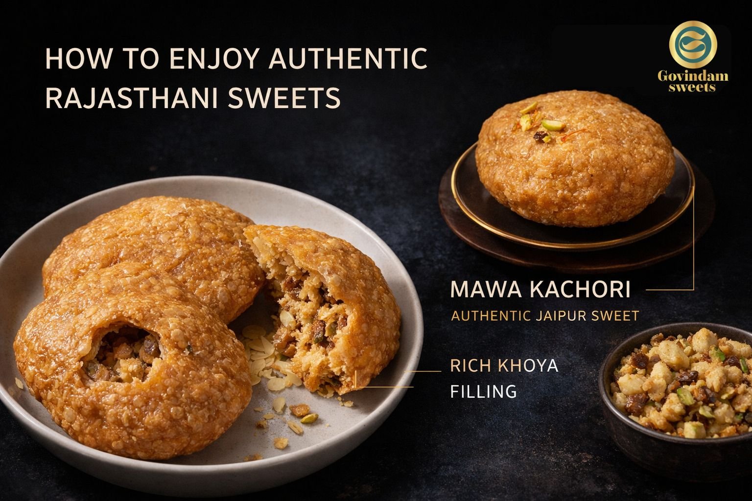 Authentic Mawa Kachori Jaipur | Govindam Sweets